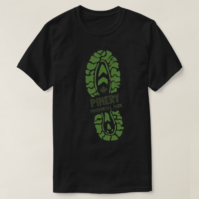 T-shirt Parc provincial Pinery Ontario Canada ON Randonnée (Design devant)