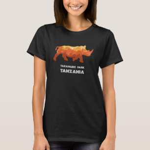 T-shirt Parc Tarangire Tanzanie Safari Parc national de Ta