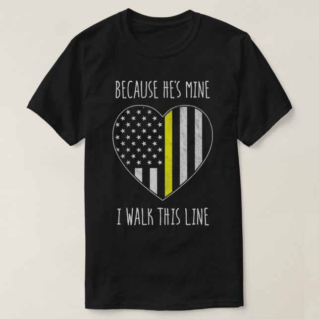 T-shirt Parce Que C'Est Le Mien Je Marche Cette Ligne Tow  (Design devant)