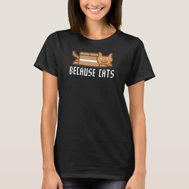 T-shirt Parce que Chats National Chat Day Kitty Kitty Love (Devant)