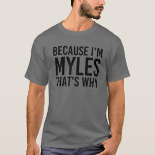 T-shirt PARCE QUE JE SUIS DINO C'EST POURQUOI Drôle Nam Pe