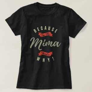 T-shirt Parce que Mima