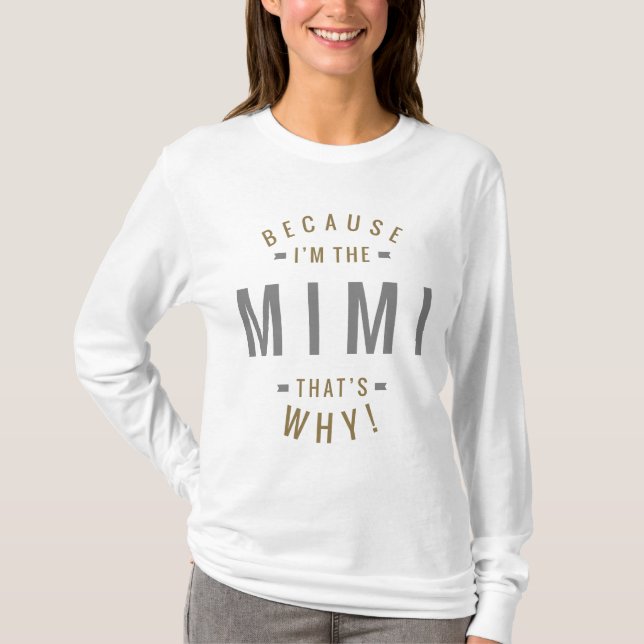 T-shirt Parce que Mimi (Devant)