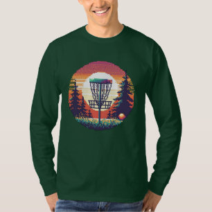 T-shirt Parcours de golf Pixel Art Disk