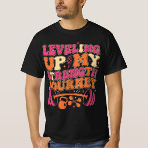 T-shirt Parcours de Progression de Force Croissance Fitn