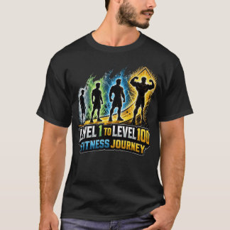 T-shirt Parcours de remise en forme de niveau 1 à niveau 1