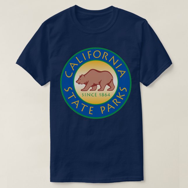 T-shirt Parcs d'État de Californie (Design devant)