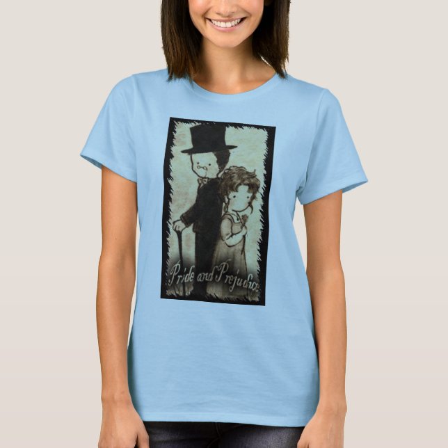 T-shirt Parcs mignons--- Bébé de dames - noir moyen "mis (Devant)