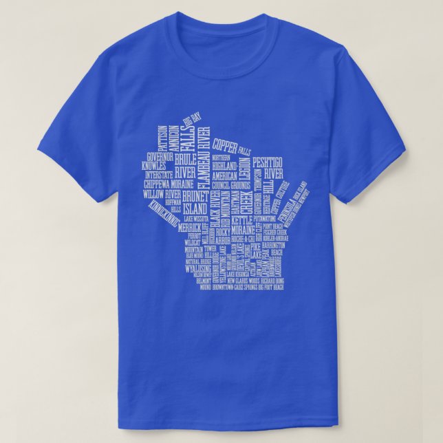 T-shirt Parcs nationaux du Wisconsin Mise à jour 2021 (Design devant)