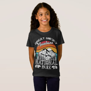 T-Shirt Parcs nationaux Great Smoky Mountains Vintage Retr