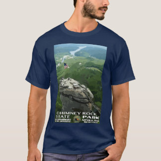 T-shirt Parcs vintages Chimney Rock