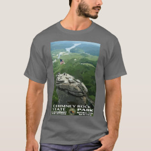 T-shirt Parcs vintages Rocher de Chimney 1