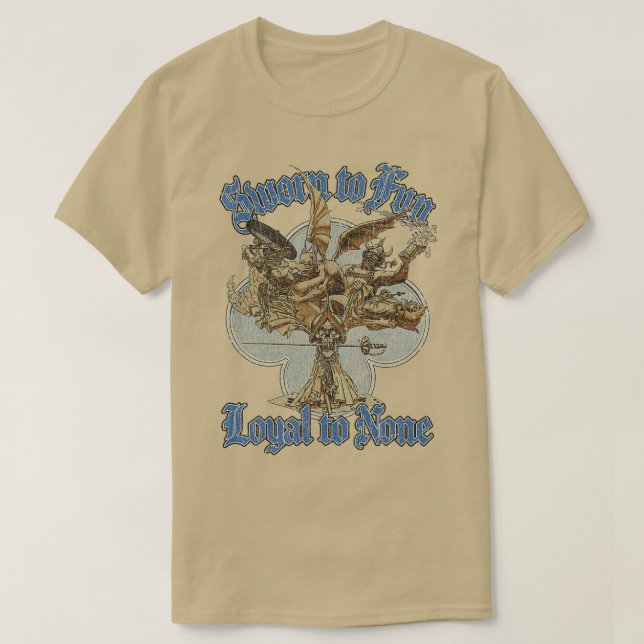 T-shirt Pardon De S'Amuser Loyal À Aucun 1974 (Design devant)