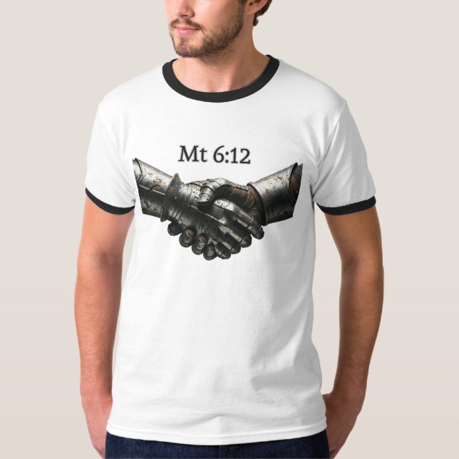T-shirt Pardon - Matthieu 6:12 par All43 (Devant)