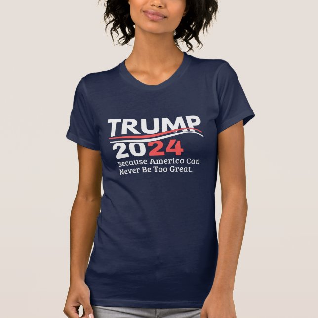 T-shirt pare-chocs trump 2024 (Devant)