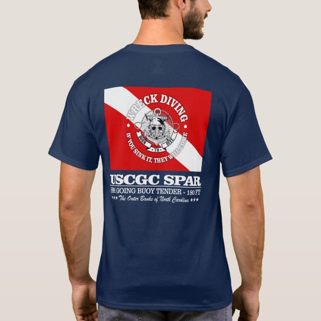 T-shirt Pare USCGC (meilleures épaves) (Dos)