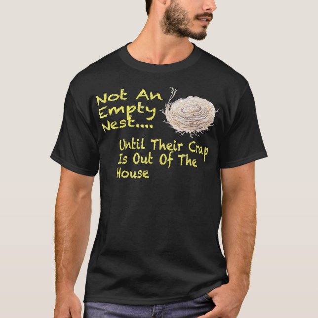 T-shirt Parentalité Humoristique Vide Nester (Devant)