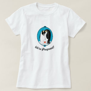 T-shirt Parents pingouins Nous sommes enceintes