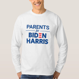 T-shirt Parents pour Biden Harris Texte personnalisé