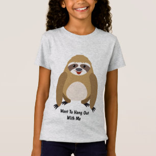 T-Shirt Paresse animated mignonne