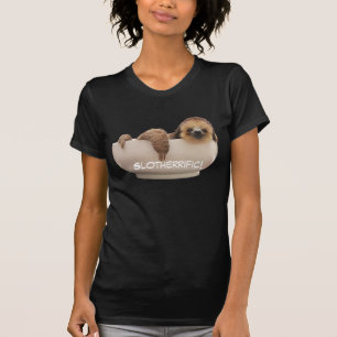 T-shirt Paresse dans la cuvette