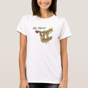T-shirt paresse mon héros