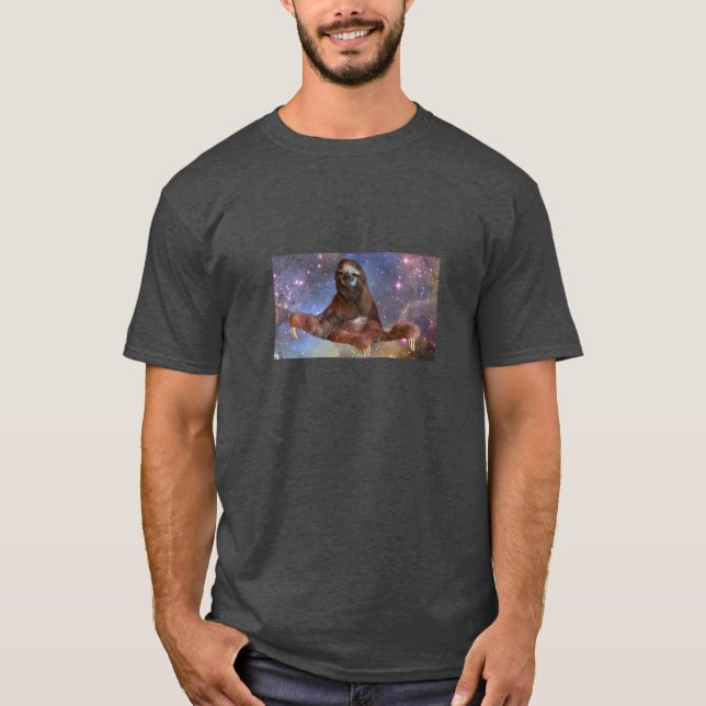 T-shirt Paresses dans la pièce en t de l'espace (Devant)