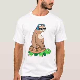 T-shirt Paresseux à Cheval Tortue - Paresseux Paresseux Ca