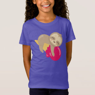 T-Shirt Paresseux bébé endormi sur cône de glace
