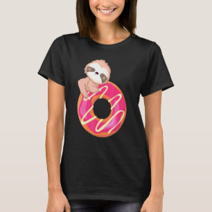 T-shirt Paresseux Bébé Sur Beignet