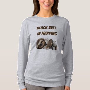 T-shirt Paresseux Ceinture Noire De La Sieste