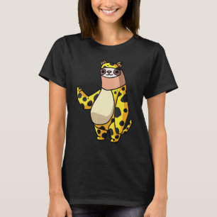 T-shirt Paresseux Costume de guépard Pas rapide Pas furieu
