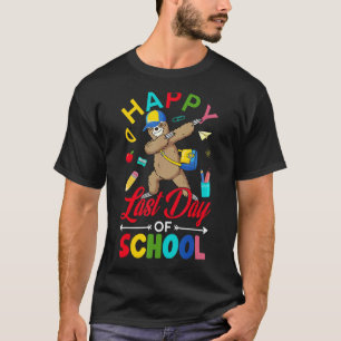 T-shirt Paresseux Danse Dab Derniers Jours D'école Profess