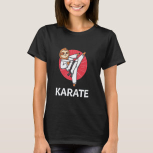 T-shirt Paresseux de karaté drôle