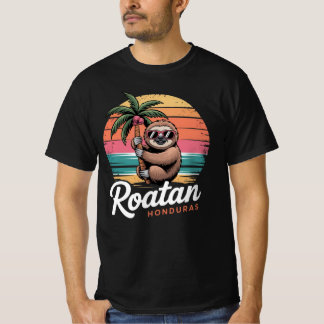 T-shirt Paresseux de Roatan Honduras, Paresseux de Roatan,