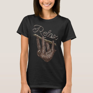 T-shirt Paresseux Détendez-vous C'est la façon de se déten