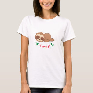 T-shirt Paresseux d'être   Citation drôle personnalisée Mi