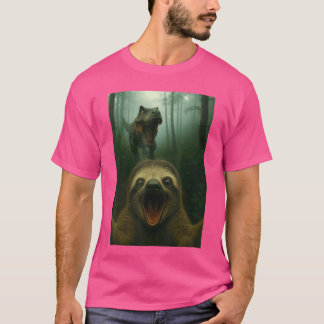 T-shirt Paresseux drôle Sie avec des cadeaux de dinosaure
