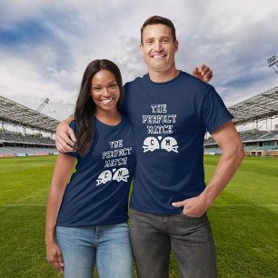 T-shirt Parfait Match Football Couple Monogramme Valentine