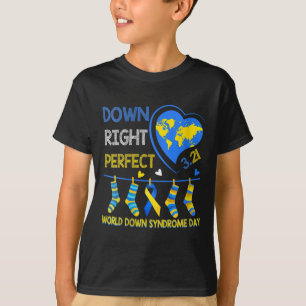 T-shirt Parfait vers la droite - Sensibilisation mondiale