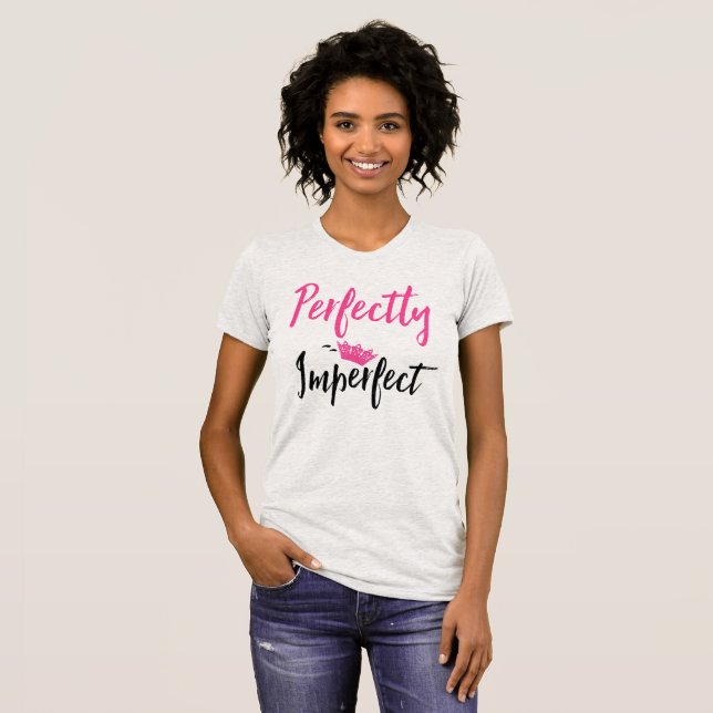 T-shirt parfaitement imparfait "avec Tiara" (Devant entier)