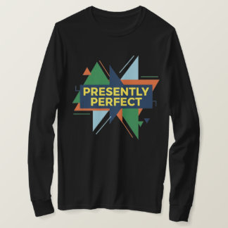 T-shirt Parfaitement Présent Abstrait Moderne