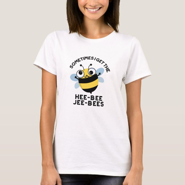 T-shirt Parfois, J'Ai Des Puns D'Abeille De Jeebee (Devant)