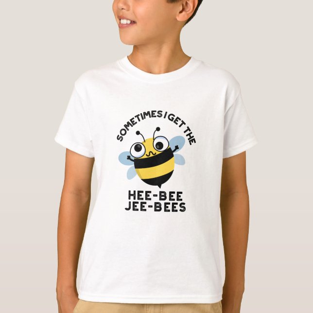 T-shirt Parfois, J'Ai Des Puns D'Abeille De Jeebee (Devant)
