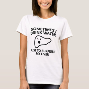 T-shirt Parfois, Je Bois De L'Eau