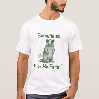 T-shirt Parfois, je fais juste des pets la mouffette