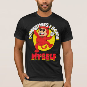 T-shirt Parfois je m'effraie moi-même