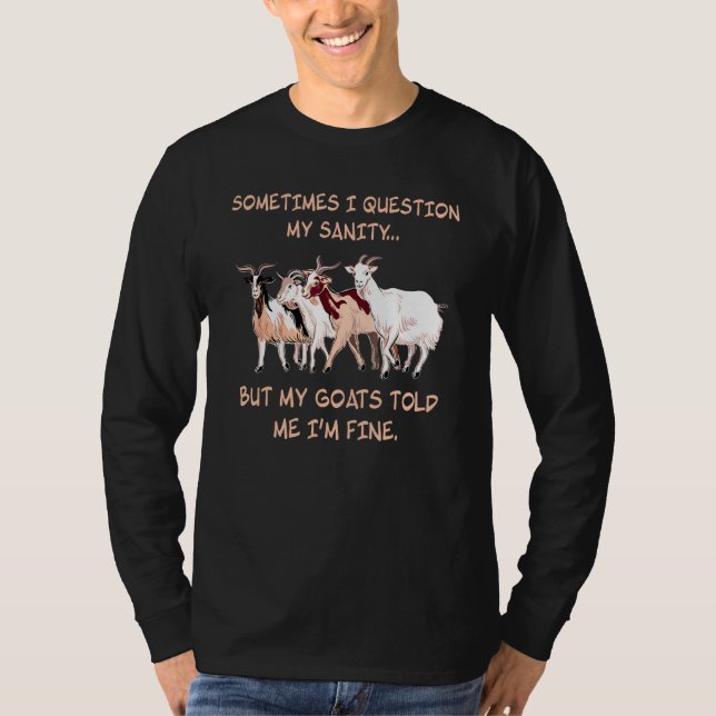 T-shirt Parfois Je Remets En Question Mon Sang Mais Mes Ch (Devant)