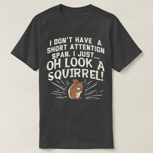 T-SHIRT PARFOIS, JE SUIS DISTRAIT, OH, JE REGARDE UN ESCAL (Design devant)