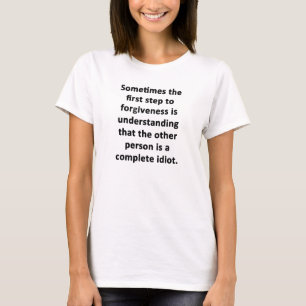 T-shirt Parfois la première étape